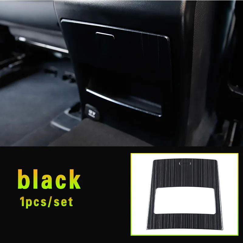 Для Mercedes Benz GL320 350 450 GLS X166 Ml350 320 GLE W166 coupe c292 основное сиденье волоконная накладка наклейка аксессуары - Название цвета: middle sides black