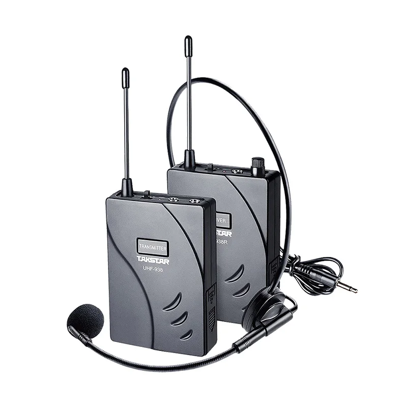 Takstar UHF938 upgraded version wireless acoustic Tour guide transmission system 50m effective range 432.5-433.5/ 433-434MHZ