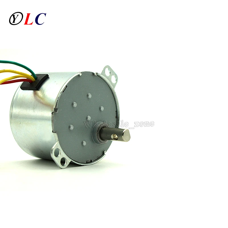 

50KTYZ Metal Shell 5RPM AC 220V 8W Permanent Magnet Synchronous Micro Gear Motor Positive & Negative Controlled low-speed