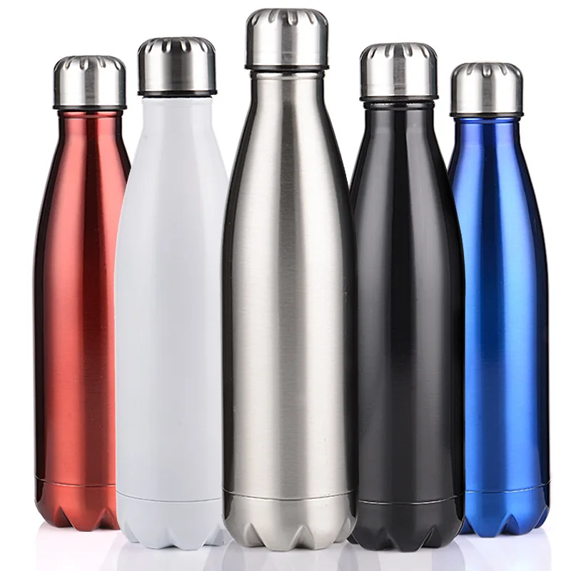 500/1000ml Stainless Steel Water Vacuum Insulated Flask Drinking Cup Warm 