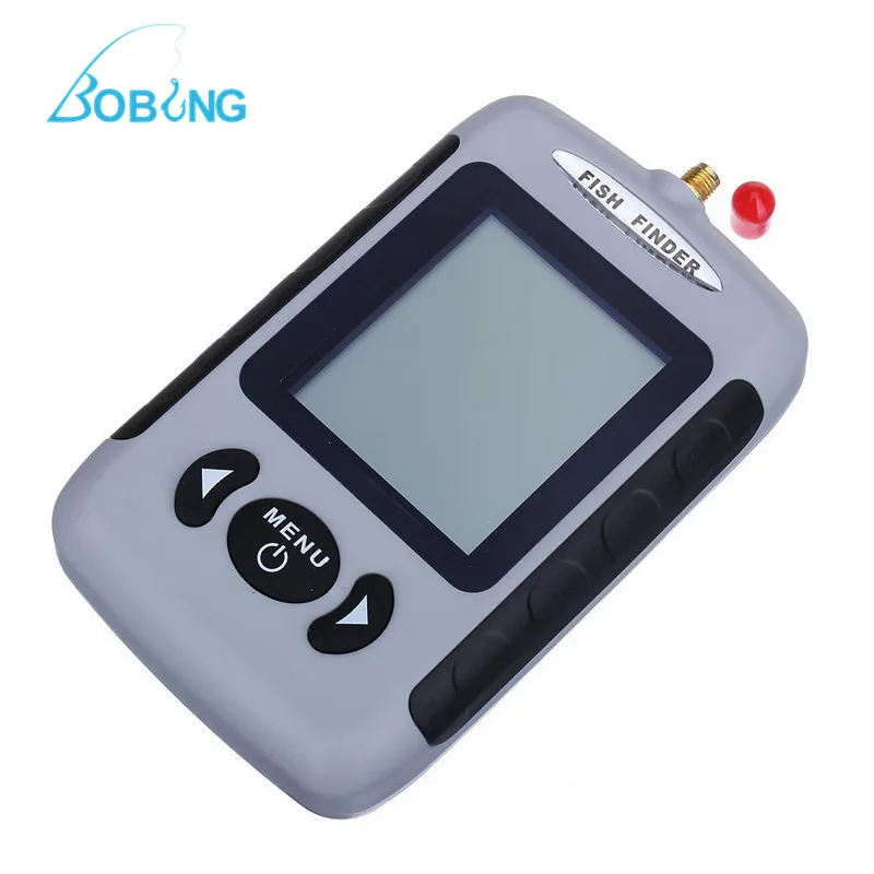 

100m 125khz Wireless Sonar Fish Finder Supersonic Sounder Alarm Pool River Lake Sea Bed Live Russian/English Fishing Equipments