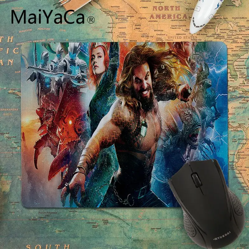 MaiYaCa Aquaman movie индивидуальные коврики для мыши компьютерный Аниме Коврик и