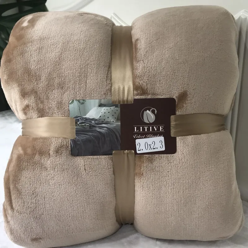 Одеяло s 230x260 см утолщенное Фланелевое покрывало Полихроматическое опционально мягкое и удобное обеспечение качества легко носить с собой - Цвет: LF-tuo