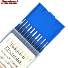 WZ8 10 шт Белый 2,0 мм* 150 мм(Approx.2/25 ''x 6'') Zirconiated Вольфрам электродная головка Вольфрам с мультиигловой системой/стержень для сварочного аппарата