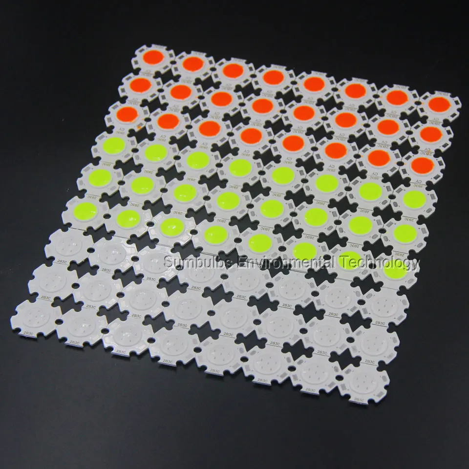2011 3W 5W 7W Rounded LED COB Light Source Chip On Board For Spotlight Downlight Red Blue Green White (4)