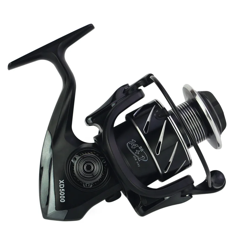 New Metal Rocker Carbon Drag Spinning Reel Max Drag Freshwater Spinning
