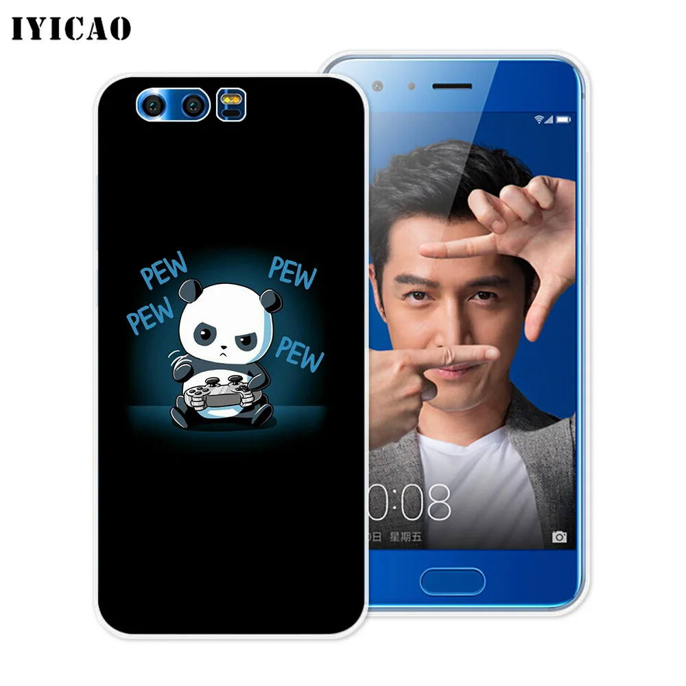 Мягкий силиконовый чехол IYICAO для Huawei Y9 Y7 Y6 Prime 2018 Honor 8C 8X 8 9 10 Lite 7X 7C 6A 7A