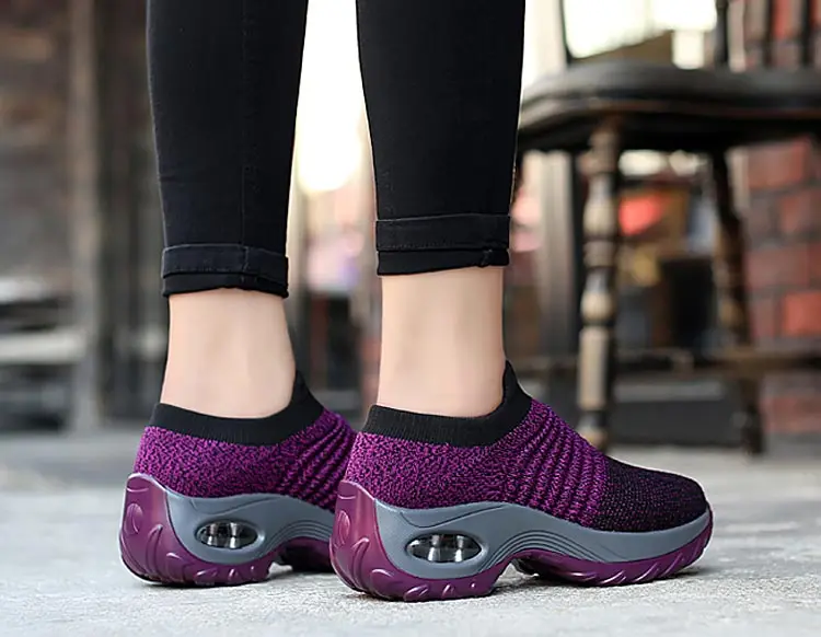 Ladies shoes flats new fashion breathable mesh sneakers women shoes slip-on comfortable sports casual shoes woman flats