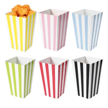 

12Pcs Favor Candy Treat Popcorn Boxes for Wedding Party Supply Baby Shower Decoration Christmas Birthday Party Gifts