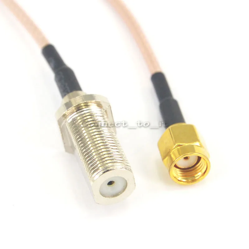 

SMA-F extension cable Metric F female to RP SMA male jumper RG316 15cm Pigtail cable