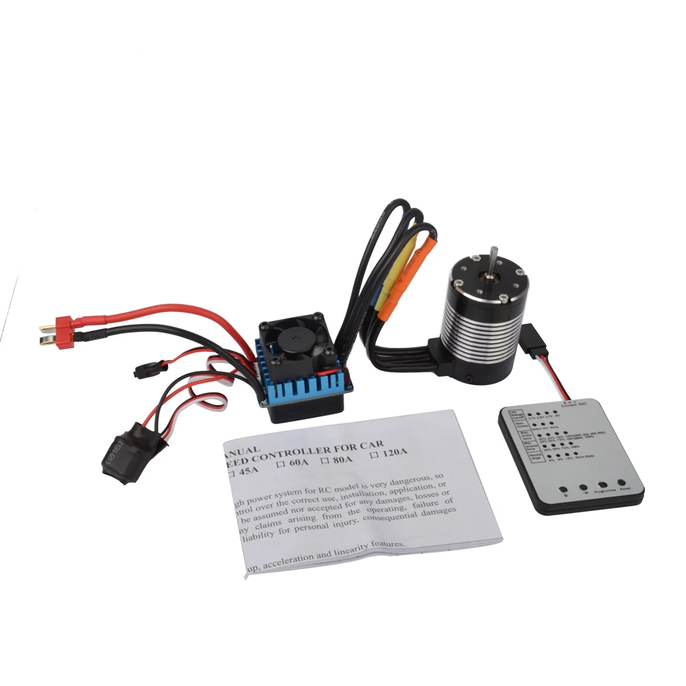 Rc 3650 3300KV Sensorless فرش السيارات و 45A فرش ESC ل 1/10 Rc سيارة سباق قارب Rc 3650 3300KV Sensorless فرش السيارات و 45A فرش ESC ل 1/10 Rc سيارة سباق قارب
