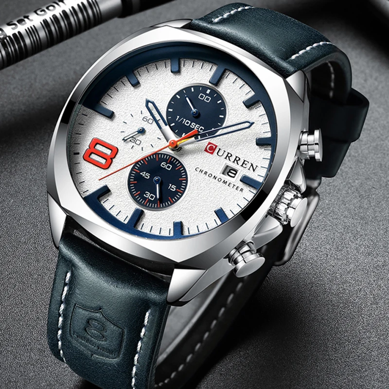 

CURREN Men Watches Top Brand Luxury Military Analog Quartz Watch Men's Sport Wristwatch Army Waterproof Relogio Masculino
