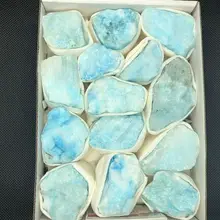 Atacado 1 pc quartzo cristal azul veia aragonite mineral reiki decoração espécime pedras de cura aleatória