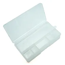 1pcs Waterproof PP Transparent 10 Compartments Fishing Lure Bait Tackle Storage Box font b Fishhook b