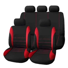 Универсальный чехол для автомобильных сидений из полиэфирной ткани, чехлы для автомобильных сидений, чехлы для автомобильных сидений, защита для автомобильных сидений, аксессуары для интерьера