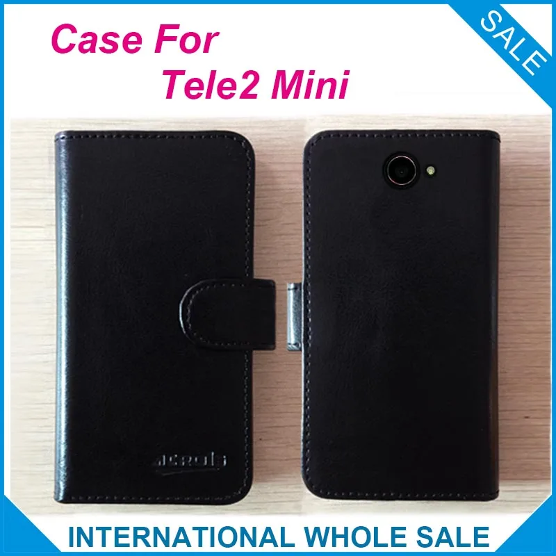 6 Colors Hot 2016 Tele2 Mini Case Phone High Quality Leather Exclusive Case For Tele 2