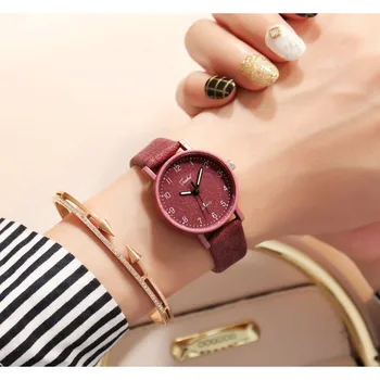 

Luxury Brand Fashion Ladies Watches Leather Women Watches Elegant Minimalism Rhinestone Casual Black Female Waterproof Clock
