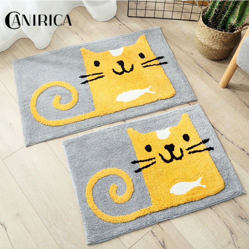 CANIRICA Kitchen Carpets Anti-Slip Door Mat For Bedroom Rugs Decorative Hallway Stair Mats Home Decorative Stair Mat Home Decor CANIRICA Kitchen Carpets Anti-Slip Door Mat For Bedroom Rugs Decorative Hallway Stair Mats Home Decorative Stair Mat Home Decor
