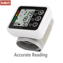 Автоматический электронный монитор артериального давления на запястье alat tekanan darah pergelangan tangan Monitor digital de pressao arterial