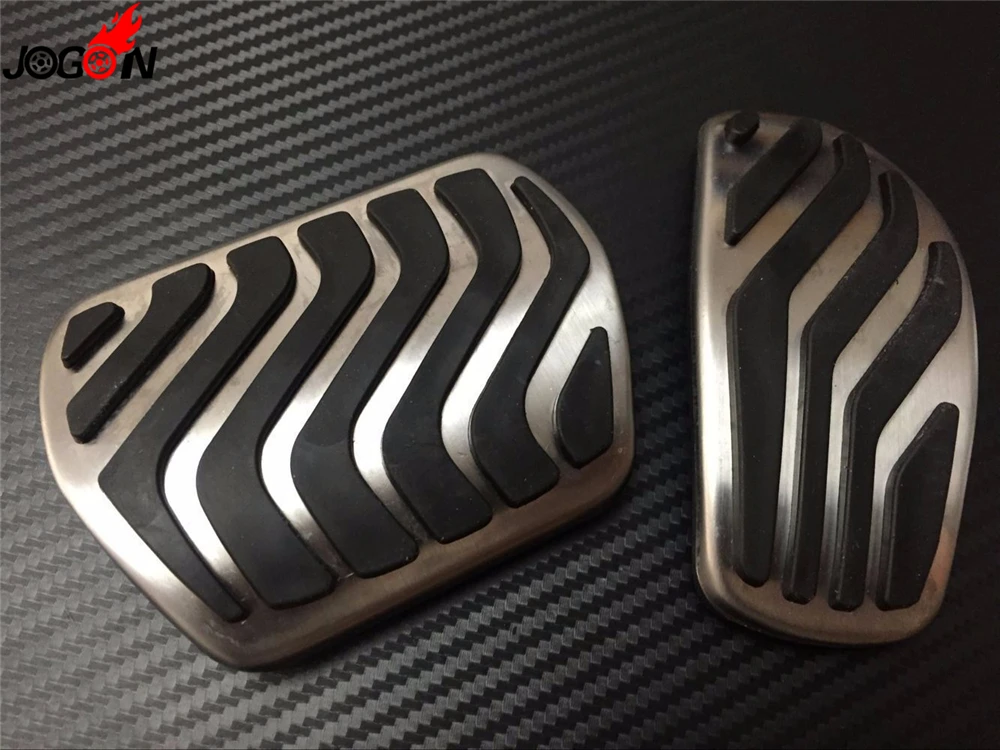 

2pcs No Drill For Renault Koleos Kadjar 2017 2018 Fuel Gas Accelerator Brake Foot Pedal Pad Plate Cover Kit Set