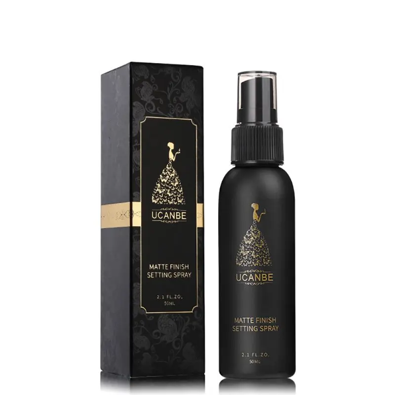 New 50ml Cosmetic Natural Setting Spray Makeup Moisturizing Long Lasting Foundation Fix Matte Finishing Setting Spray Cosmetics