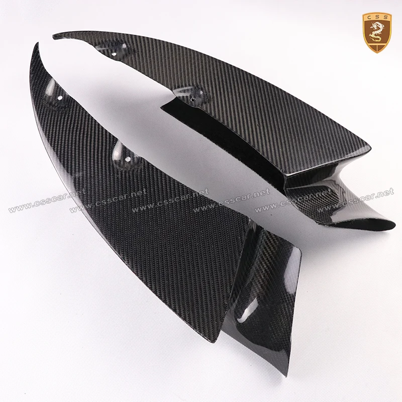 

100%Carbon Fiber Front Bumper Lip Splitters For BMW 3 Series E92 318i 320i 325i 2008 2009 2010 2011 Car Styling Auto Accessories
