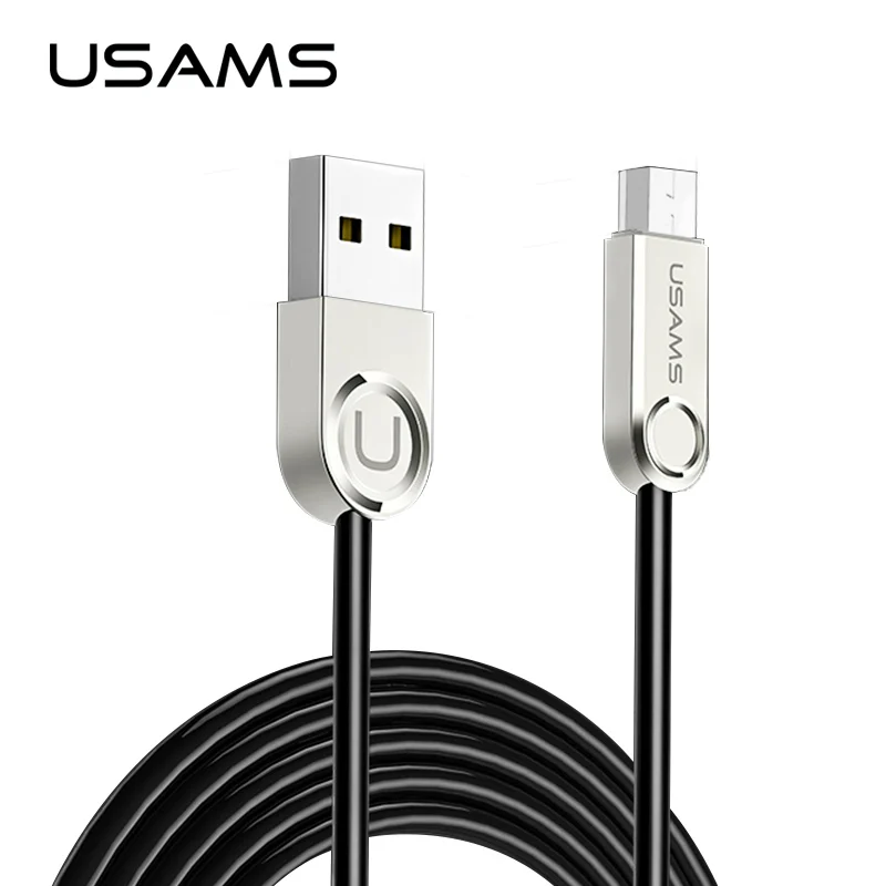USAMS Micro USB Cable,1m 2A/5V charging cable Mobile Phone Charger