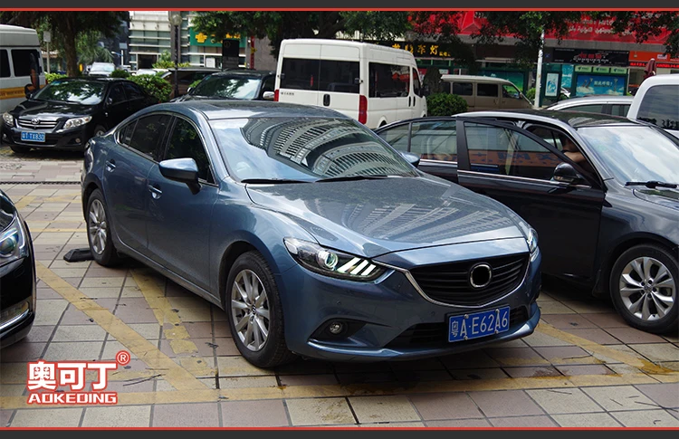 AKD автомобильный Стайлинг для Mazda 6 Atenza светодиодный налобный фонарь 2013- Mustang дизайн светодиодный DRL Hid головной фонарь Ангел глаз би ксенон аксессуары