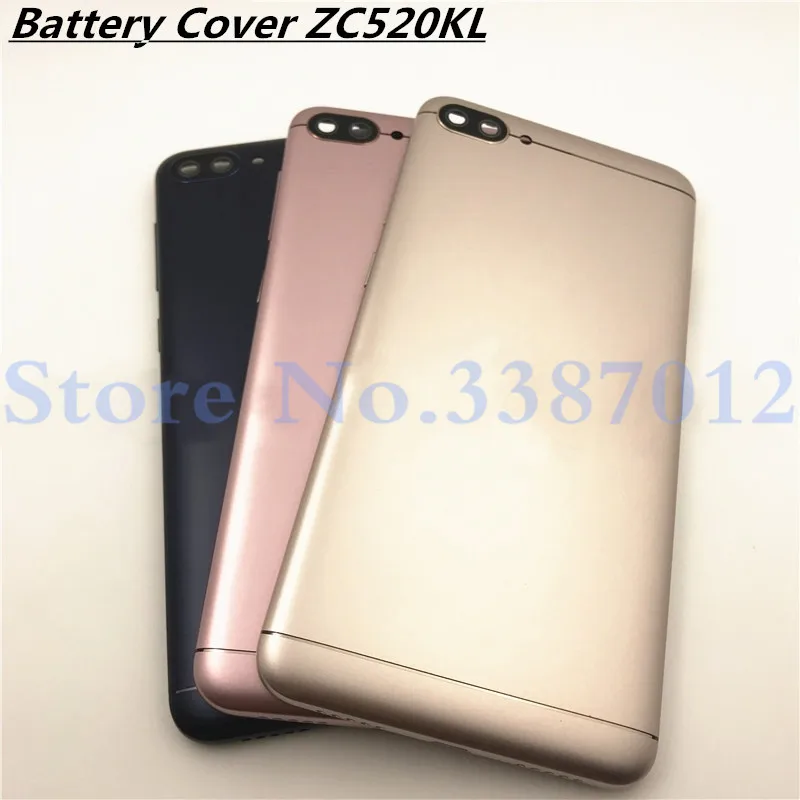 Original Rear Back Housing For Asus Zenfone 4 Max Zc5kl Back Cover Battery Door With Side Button Camera Lens Replacement Mobile Phone Housings Frames Aliexpress