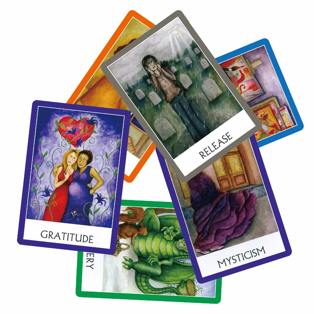 Новая колодка карт для медитации йоги и оракула, 49 карт, полностью английская карточная игра для чтения энергии, настольная игра для ТАРО