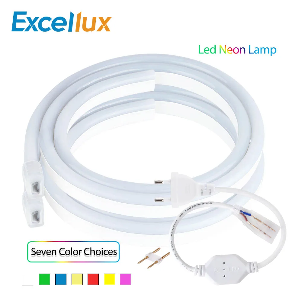 

220V Neon Led Strip Waterproof Neon Light Diode Tape 1M 2M 3M 5M 2835 SMD Flexible LED Neon Strip For Led Sign Board Tube Light