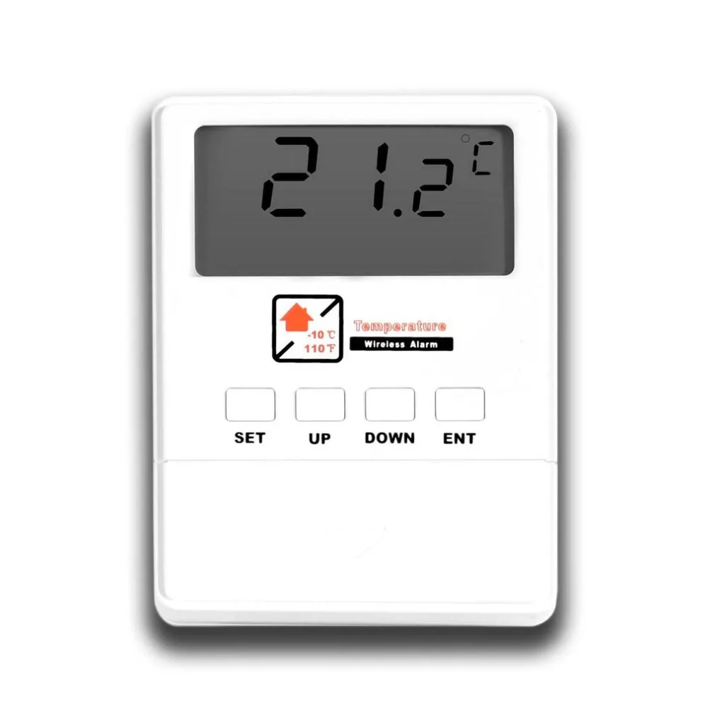 

Temperature Detector 433MHz Wireless With LCD Screen Real-time Display For Home Burglar Alarm System