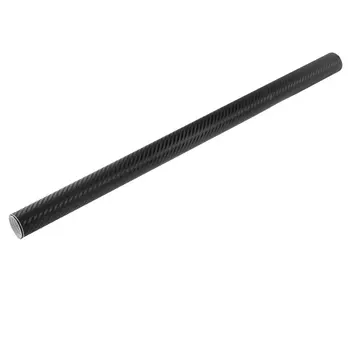 

uxcell Carbon Fiber Vinyl Car Truck Film Sticker Decal Roll 152 x 60cm Black