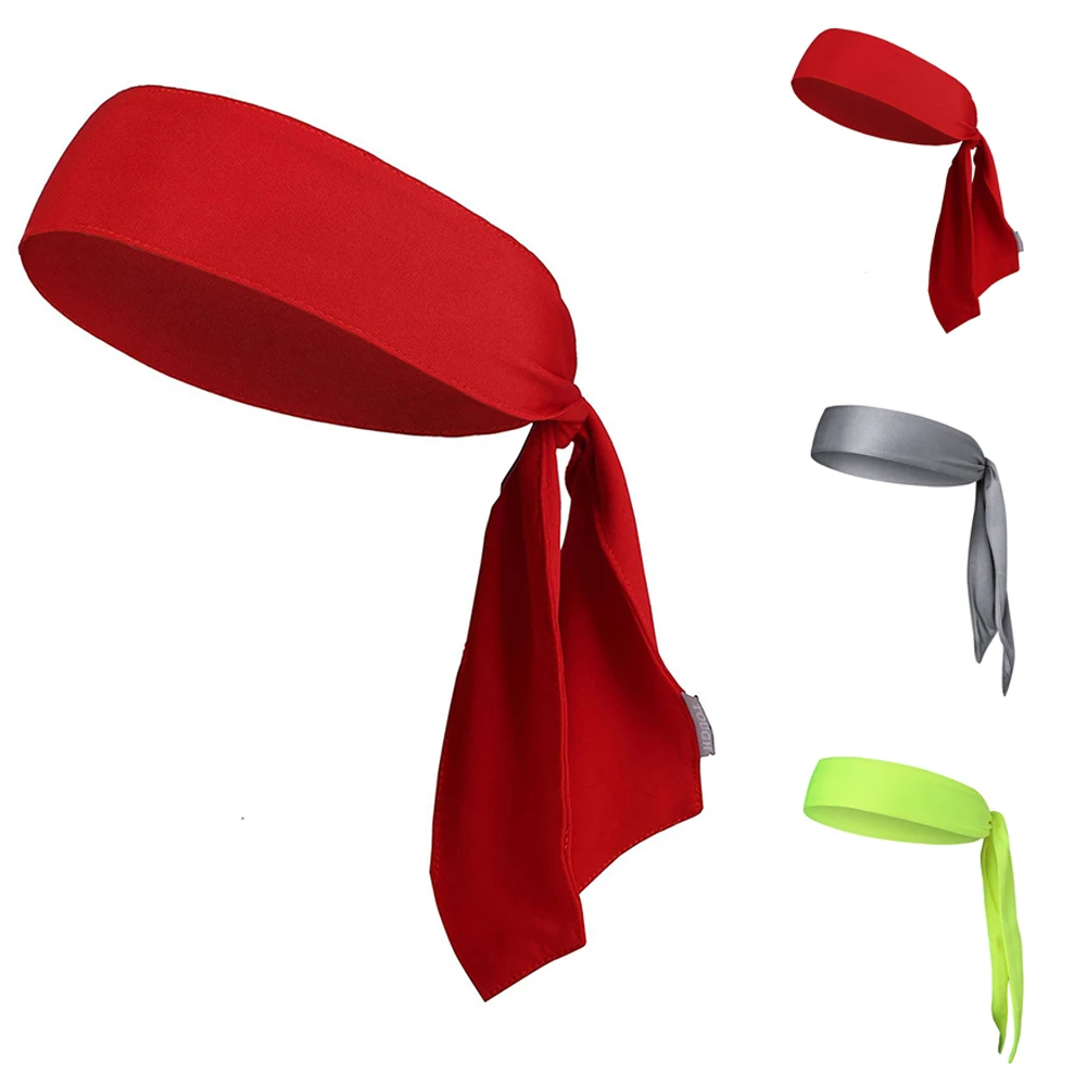Sweatband эластичные платки на голову теннисные повязки Sweatband Йога Тренажерный Зал Стрейч Полиэстер волокно головная повязка 110*6 см