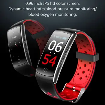 

HD Color Screen Smart Wristbands Sports Bluetooth Bracelet IP68 Waterproof Sleep Blood Pressure Monitor Long Time Standby