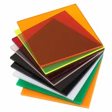 100x100x2,8 мм прозрачные акриловые(ПММА) листы из оргстекла тонированные/плексигласовая пластина/акриловая пластина черный/белый/красный/зеленый/оранжевый