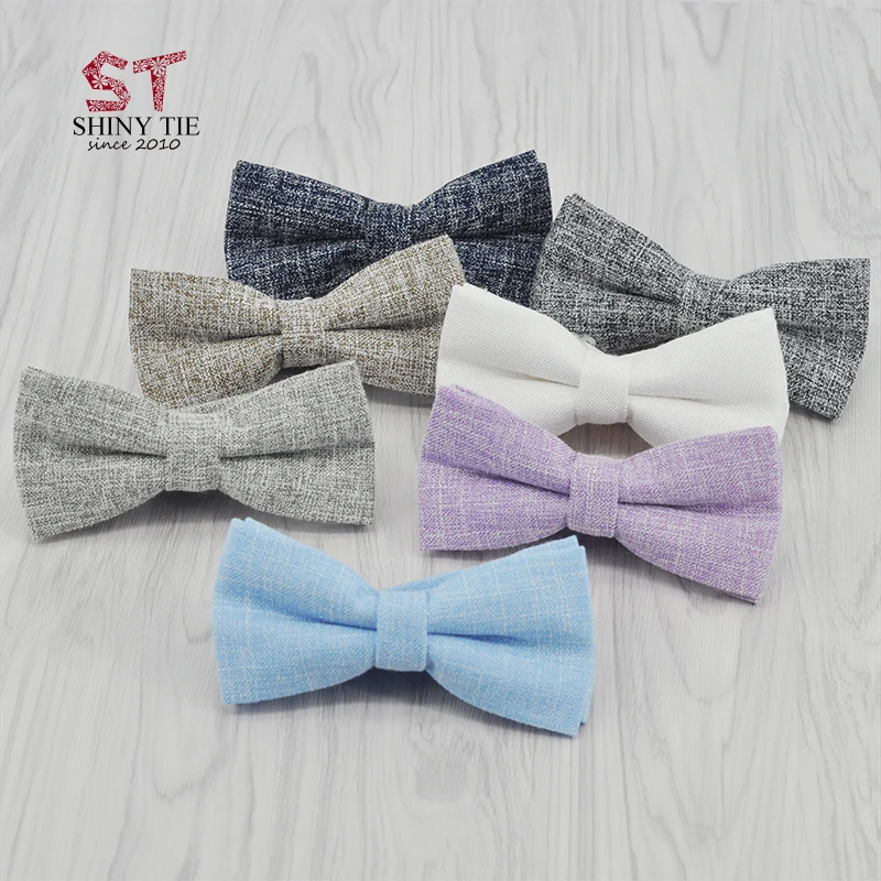 Галстук бабочка мужской однотонный из хлопка 10 цветов|cotton bowtie|fashion bowtiebowtie for men |