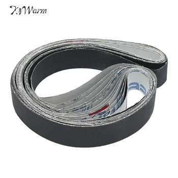 

12Pcs 25x762mm Sanding Belt Abrasive Bands Aluminium Oxid Very Fine Sanding Sharpening Belts For Wood (Grit 400 600 800 1000)