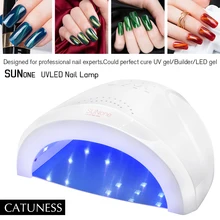 CATUNESS Сушилка для ногтей УФ светодиодный лампа для ногтей Гель-лак отверждения 10/30/60 S Высокое Мощность светный таймер, Дисплей для лака для ногтей, сушилка