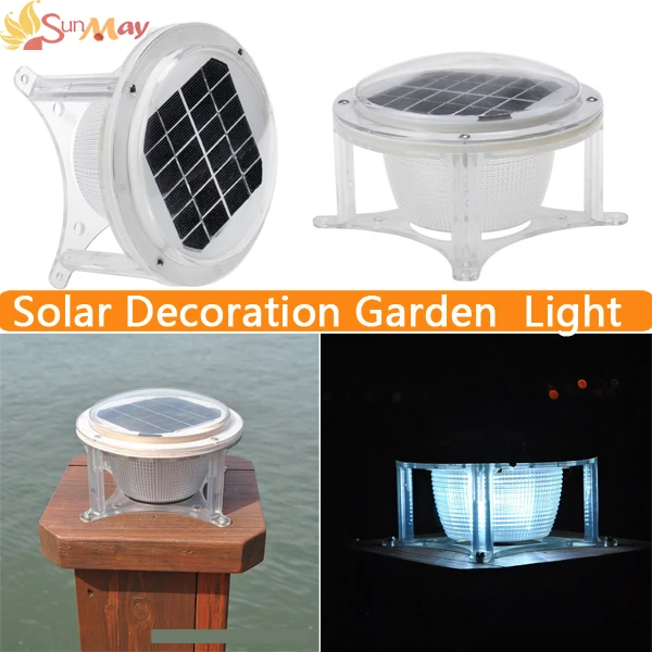 

Solar Post Cap Lamp Solar Lantern Lamp Emergency Solar LED Lawn Decoration Light Outdoor Garden Path Light Lamp Luminaria
