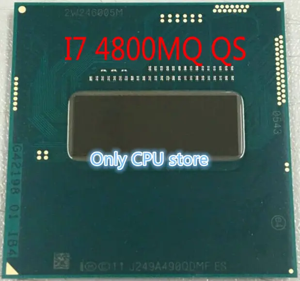 Original Intel Core I7 4800mq Qs Qdmf Cpu I7-4800mq Processor 2.7 