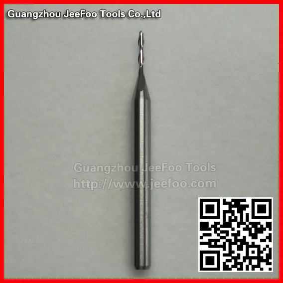 

Jeefoo 3.175*1.0*6 Carbide End Mills Ball Nose 2 Flutes CNC Cut Tool