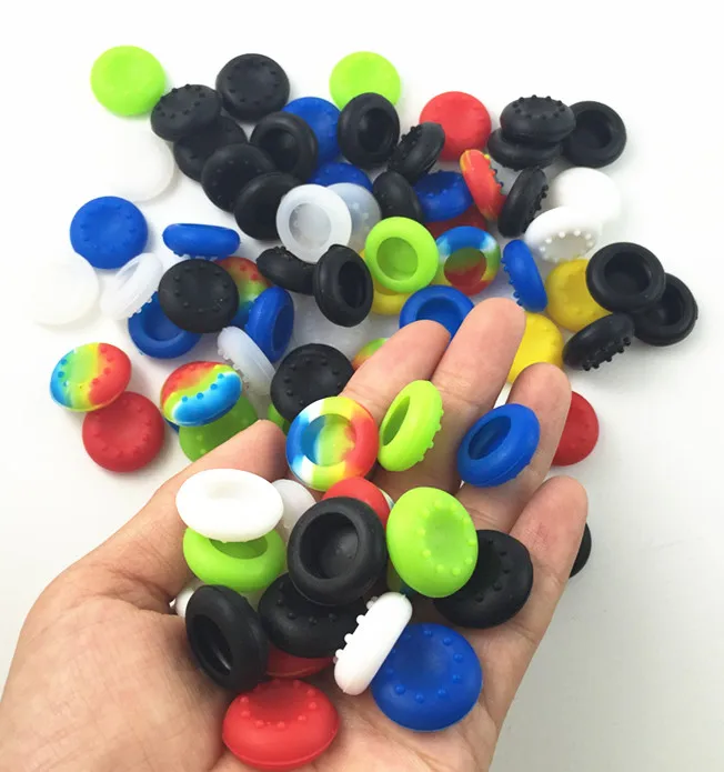 100 шт PS4 Силиконовый колпачок Thumbstick Thumb Stick защитный чехол для джойстика для PS4 Xbox one 360 контроллер PS4 Pro Slim