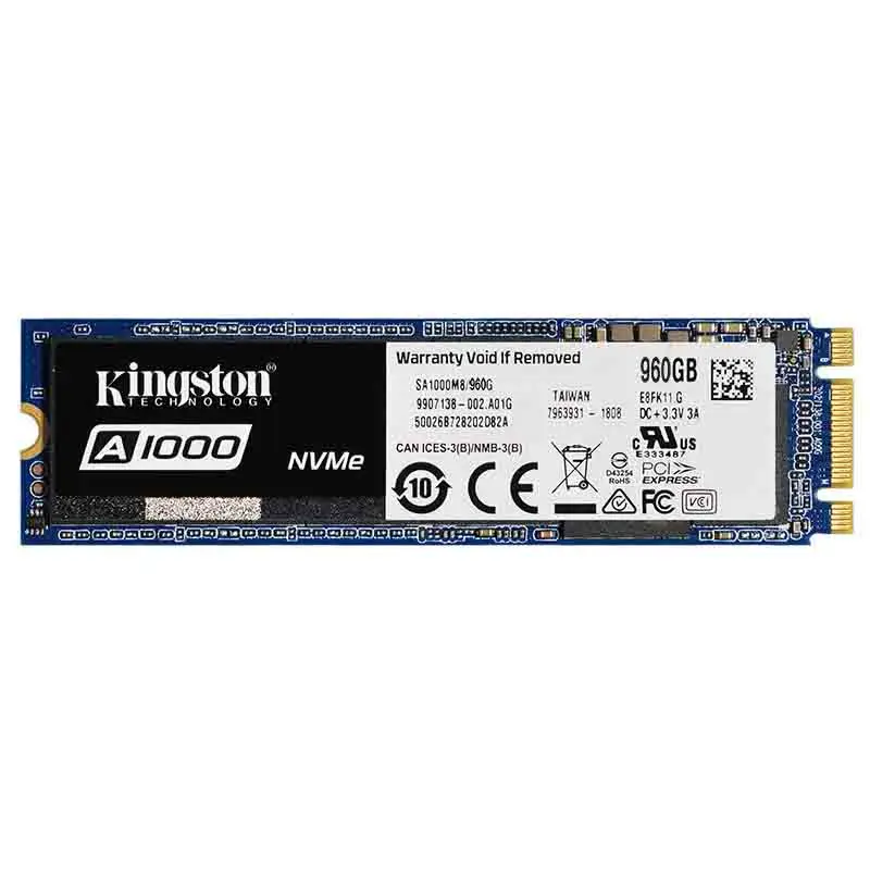 kingston A1000 NVMe M.2 2280 SATA SSD 240 ГБ 480 ГБ 960 ГБ Внутренний твердотельный диск Жесткий диск SFF для ПК ноутбука