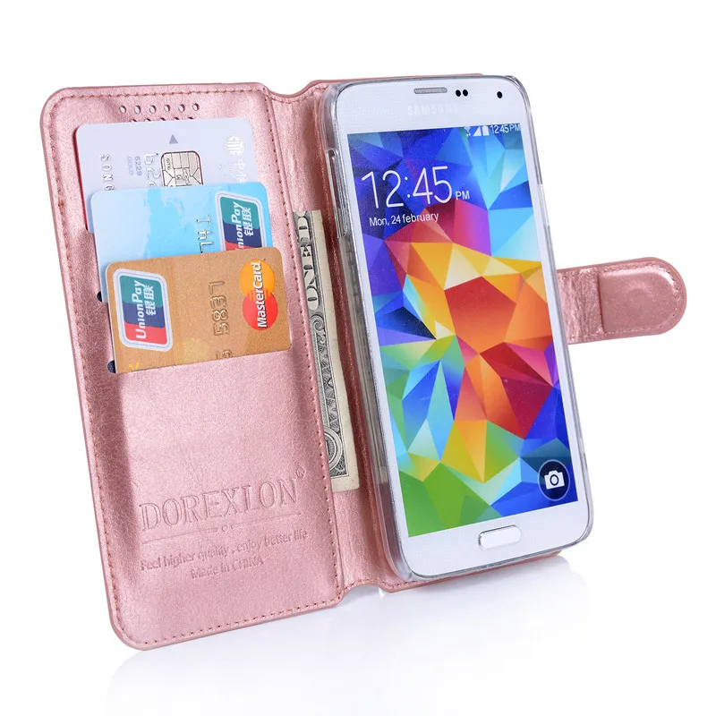 Leather Magnetic Flip Wallet Phone Case