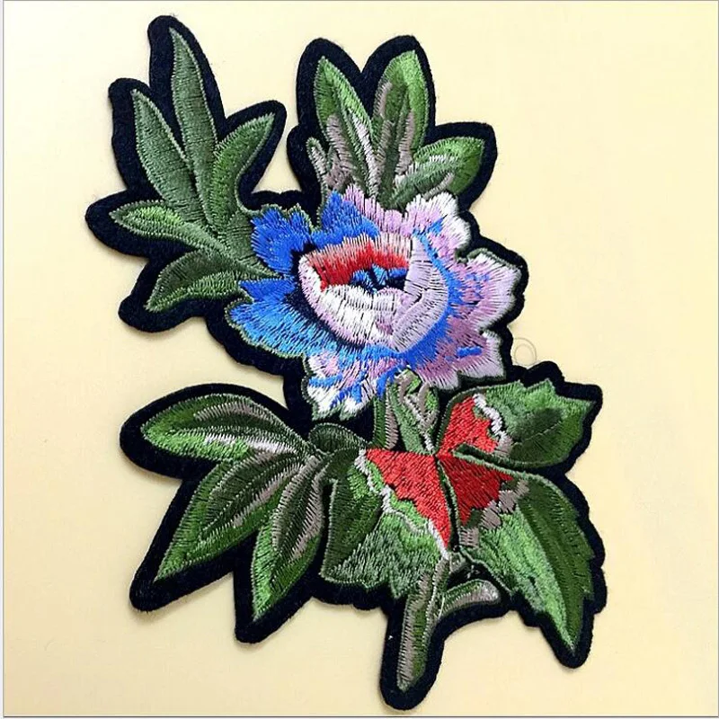 14cm*11cm/piece Sew On Embroidered Fabric For Decoration Clothes