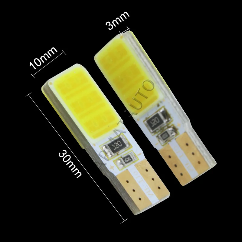 2x T10 W5W для SAMSUNG COB Chips светодиодный габаритный фонарь габаритных огней для Skoda Octavia Superb Fabia