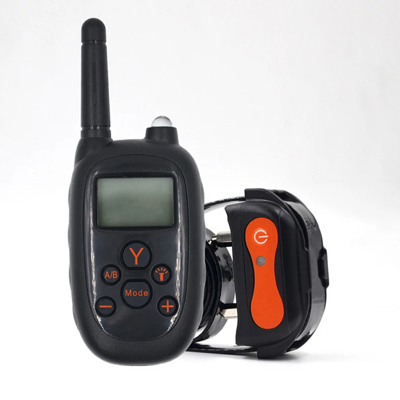 Pet Remote Trainer 300M Remote Radio Shock Rechargeable Shock Vibra