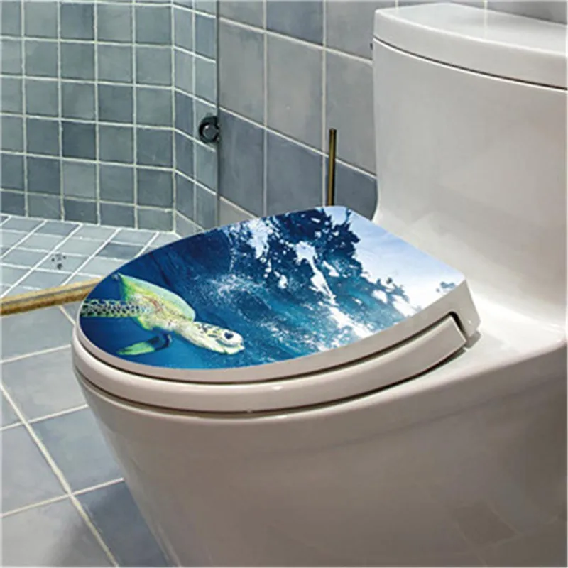 

Toilet Seat Wall Sticker Removable Bathroom Wall Sticker Bathroom Rugs Set Anti-slip Toilet Bath Mats Set Carpet For Bathroom