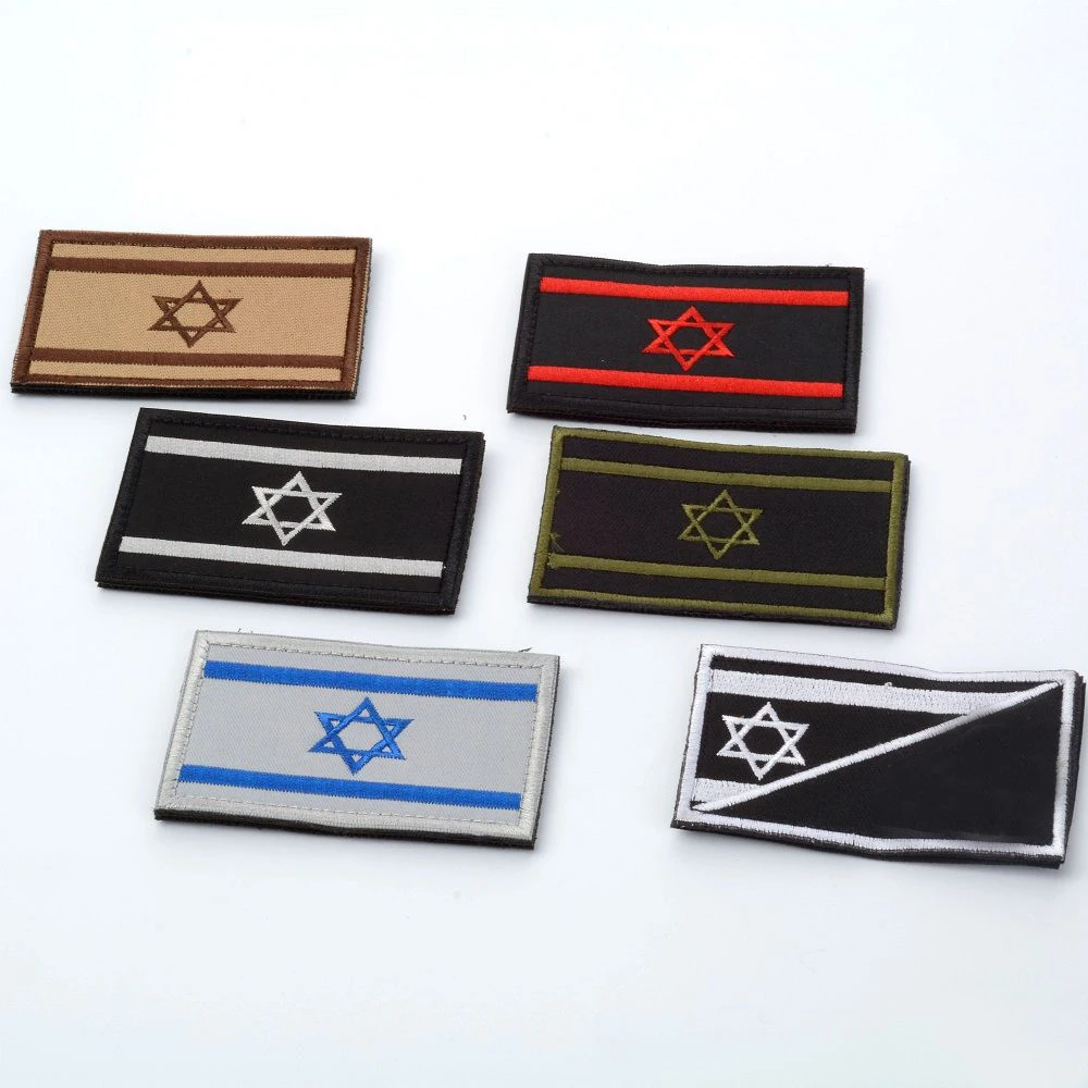 

Hot Sale Israel Flag Embroidered Military Army Morale Hook Patch Badge Armband Gift Apparel Sewing Patches For Women Men Gifts